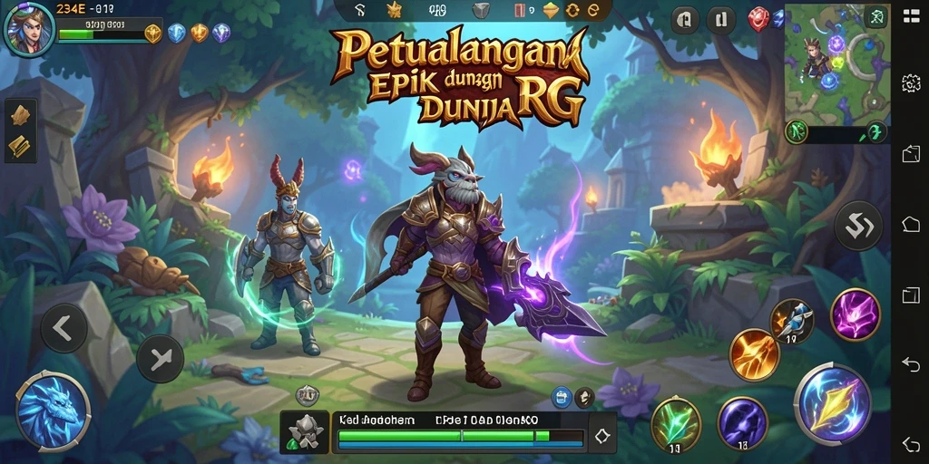 Gameplay menegangkan dalam dunia RPG 234E yang penuh petualangan.
