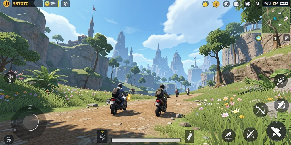 Tampilan gameplay imersif di dunia terbuka 98TOTO.