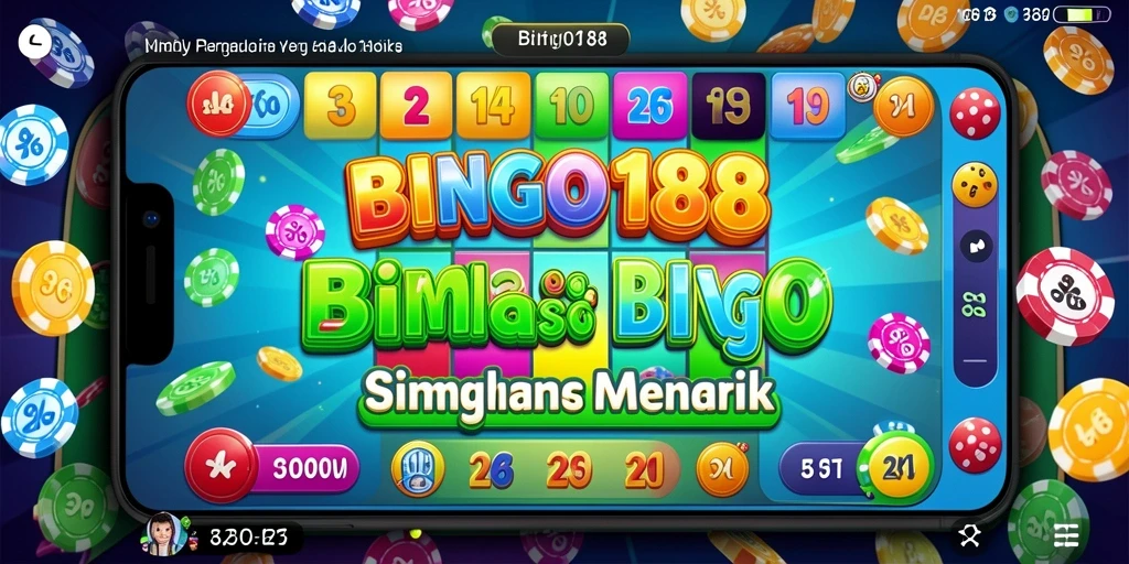 Tampilan gameplay BINGO188 dengan suasana bingo yang seru.