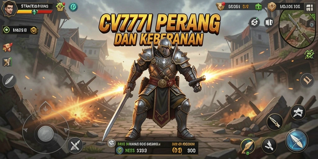 Tangkapan layar utama menunjukkan intensitas pertempuran strategi yang mendebarkan.