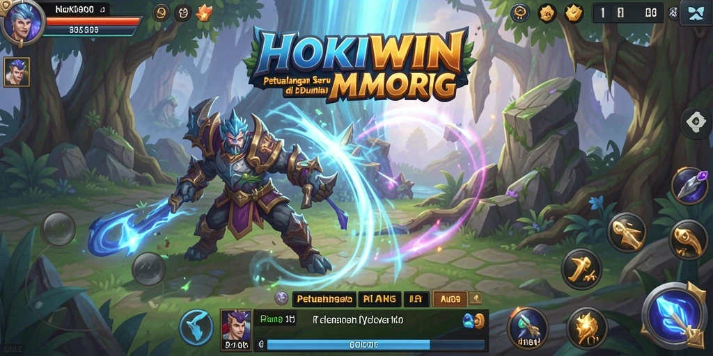 Gameplay seru HOKIWIN di dunia MMORPG penuh petualangan.