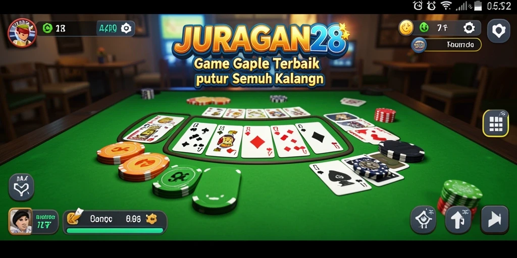 Tampilan menarik dari gameplay JURAGAN28 yang seru dan interaktif.