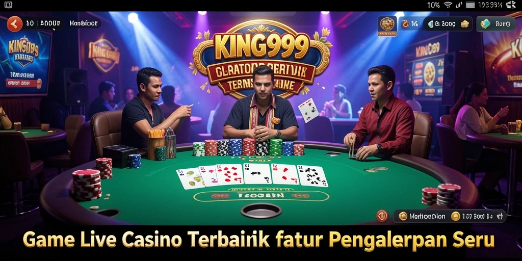 Tampilan gameplay Live Casino yang mengasyikkan dan interaktif.