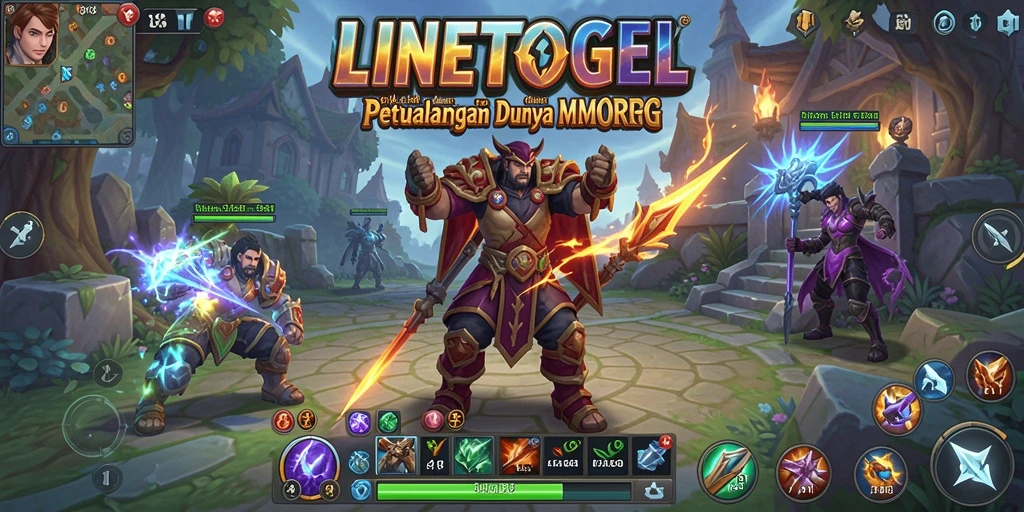 Tampilan gameplay seru dan interaksi antar pemain di LINETOGEL.