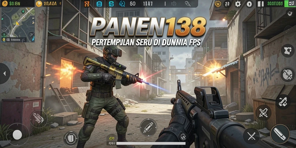 Tampilan seru dalam pertempuran FPS di PANEN138.