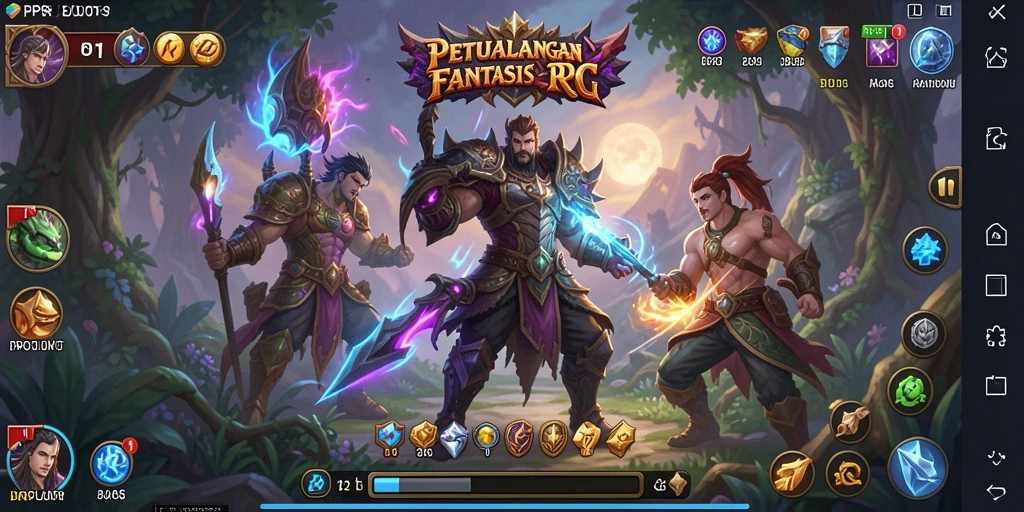 Screenshot gameplay PP8SLOT menampilkan petualangan RPG yang mendebarkan.