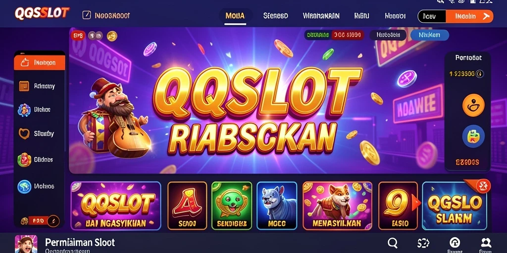 Tampilan utama gameplay QQSLOT yang menarik dan menghibur.