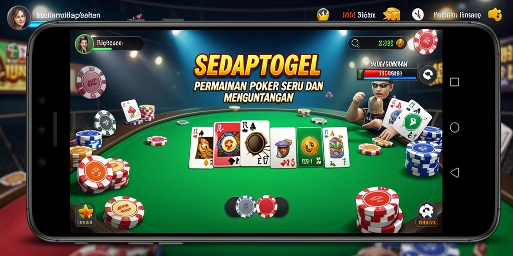 Tampilan gameplay seru dalam SEDAPTOGEL dengan interaksi antarpemain.