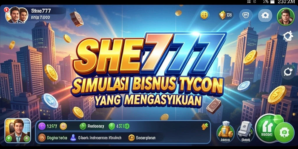Tampilan gameplay Tycoon yang menarik dan dinamis di SHE777.
