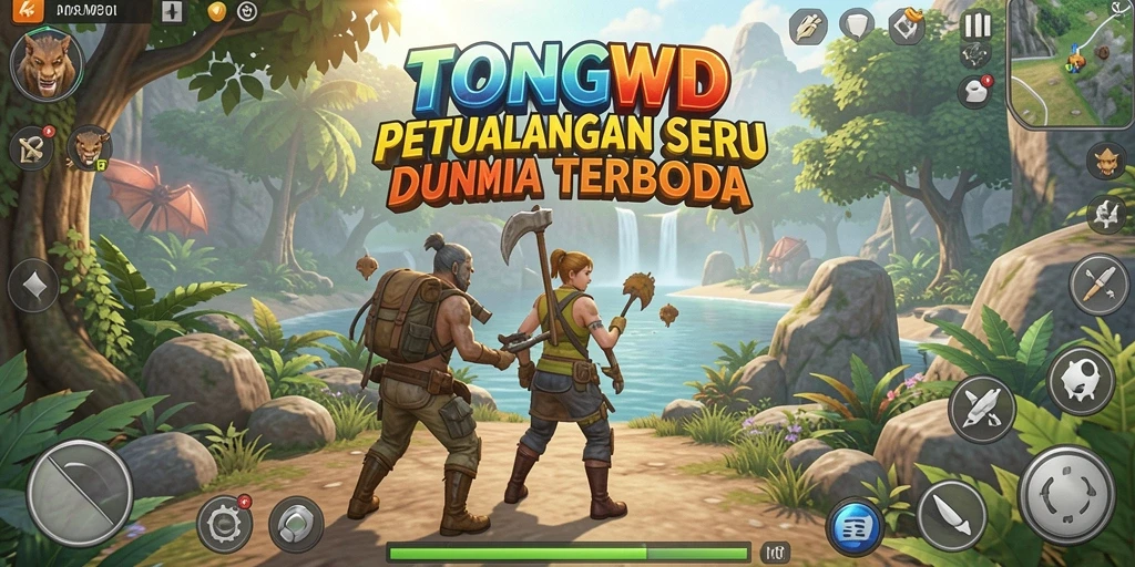 Tampilan gameplay TONGWD yang mendebarkan dan mengesankan.